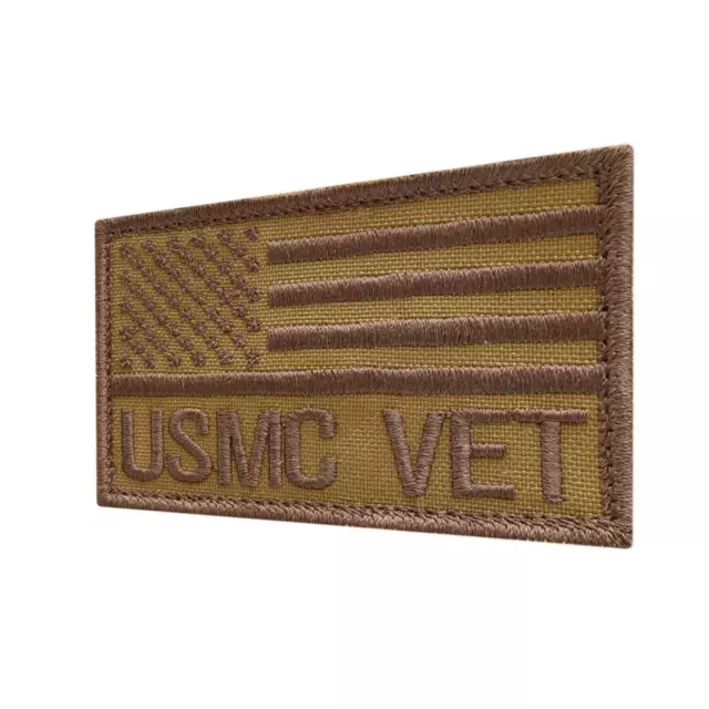 USMC Veteran Vet coyote Marines morale US tactical army écusson cap patch