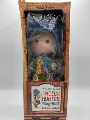 Vintage 15" Knickerbocker Original Holly Hobbie Rag Doll #3421 ~ Excellent Doll