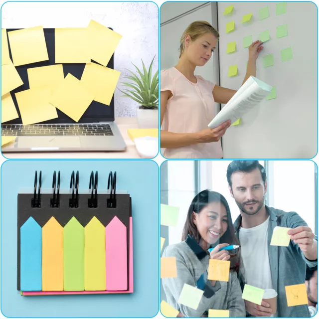 2000pcs Notebook For Student Desk Makers Office Sticky Notes Set Index With Box