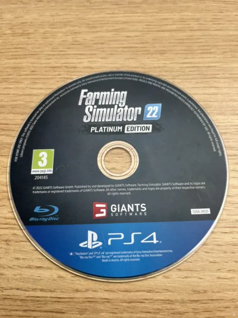FARMING SIMULATOR 22 Ps4 Game PlayStation 4 Game (DISC ONLY) CHEAPEST ON   EUR 23,41 - PicClick IT