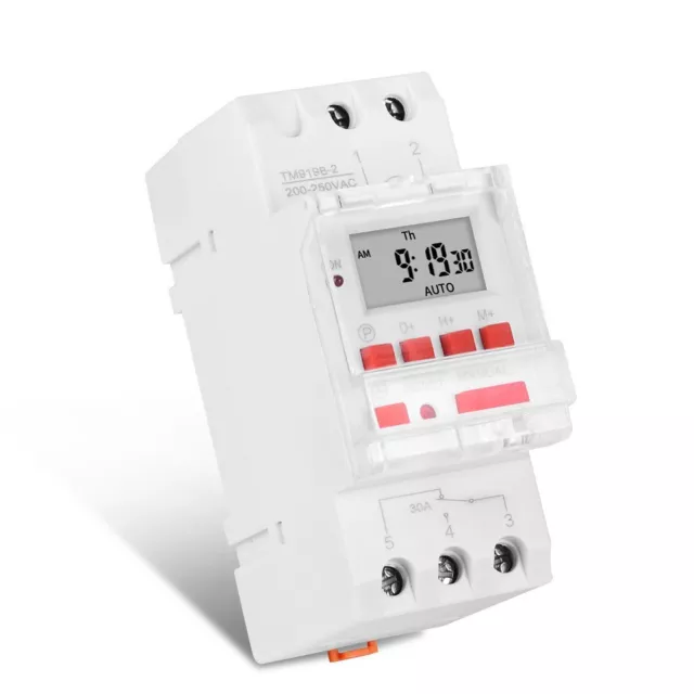 Easy to Install 30A Sinotimer Timer Switch 7 Days Digital Programmable