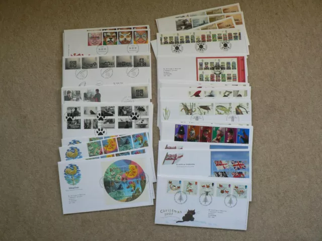 2001 Royal Mail First Day Covers - Sold Individually - Various, FDC