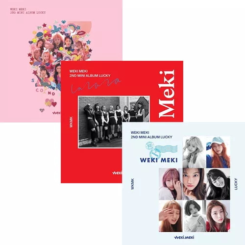 WEKI MEKI [LUCKY] 2nd Mini Album CD+POSTER+Photo Book+Card+Sticker K-POP SEALED