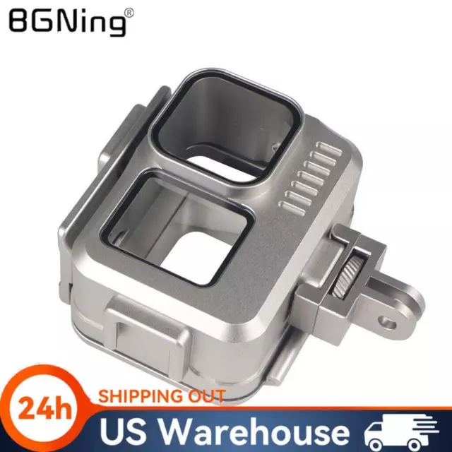 For Gopro 11 10 9 Camera Aluminium 40m Waterproof Housing Case Diving Case Shell