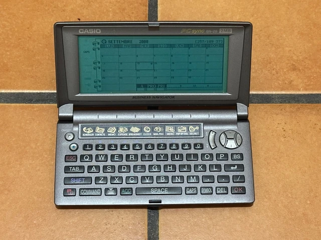 Casio BN-20 Business Navigator PDA - Ordinateur De Poche Vintage Retro