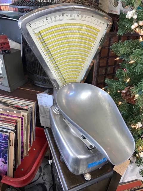 Vntg Standard Computing Scale US Slicing Machine Company Inc. Broadweigh Belgium Vntg Standard Computing Scale US Slicing Machine Company Inc. Broadweigh Belgium