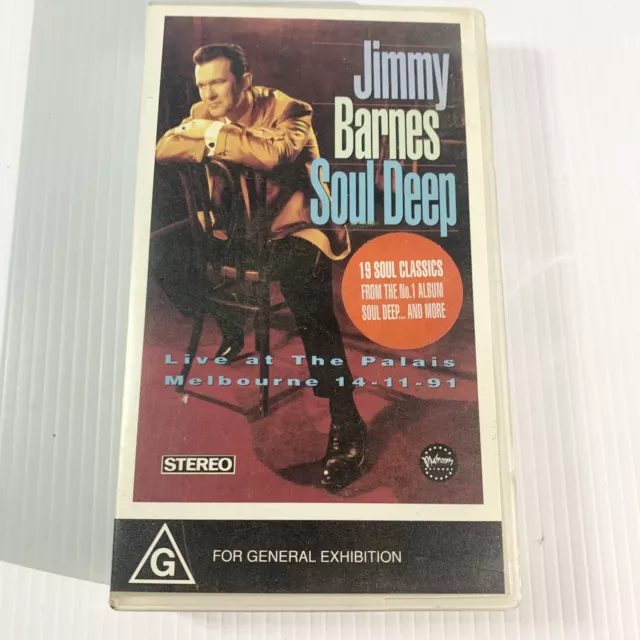 Jimmy Barnes: Soul Deep - Live At The Palais Melbourne 14-11-91 (VHS) PAL