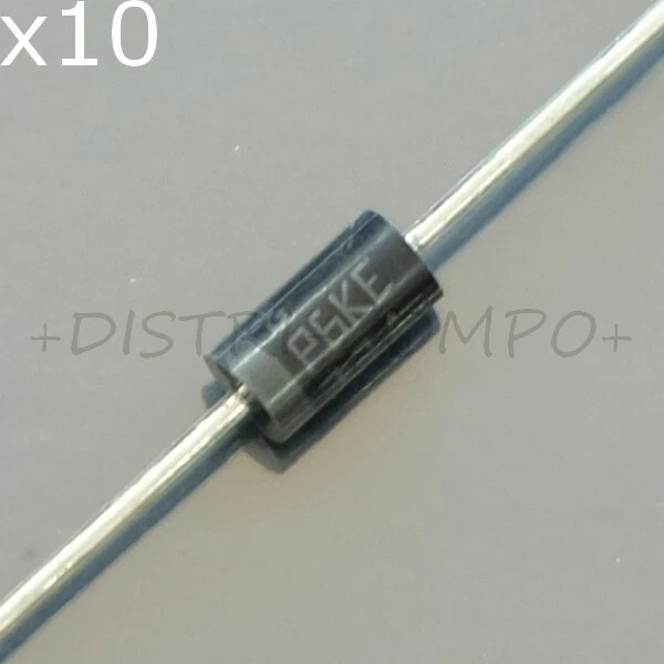 P6KE12CA Diode bidirectionnel 12V 600W DO-15 STM RoHS (lot de 10)
