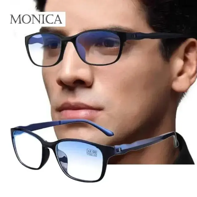 Reading Glasses Men Anti Blue Rays Eyeglasses Antifatigue Computer Eyewear +2.5