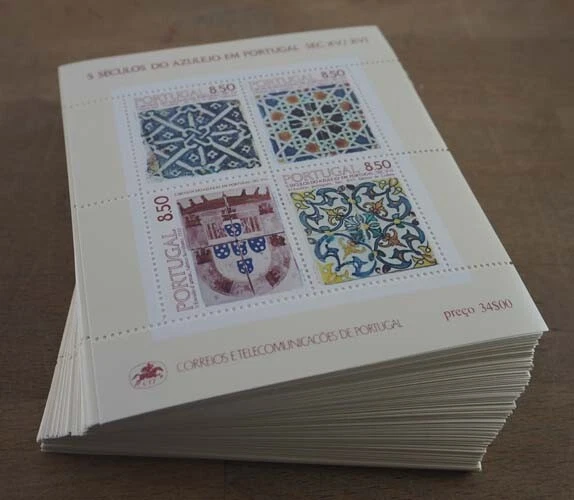 1981 Portugal; 200 Blocks Azulejos, Bl. 33, postfrisch/MNH, ME 1200,-