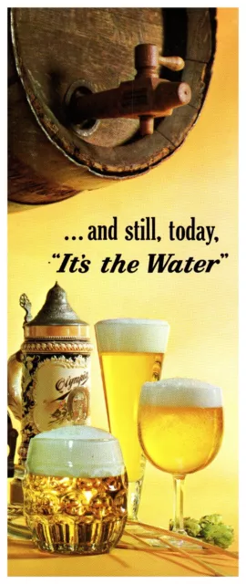 Olympia Beer and still today "Its the Water" Vintage Brochure Brewery Artesian