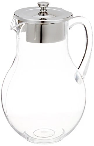 UK Acrylic Water-Pitcher-With Ice Stop 2200cc