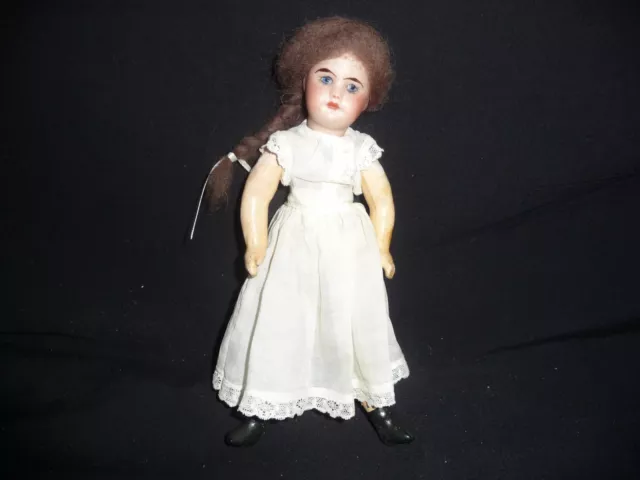 Antique 9" S.f.b.j 60 Doll Bisque Head Stamped Sfbj 60 Paris 13/0 Cabinet Size