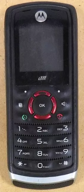 Motorola i series i335 - Black ( Boost Mobile ) Rare PTT iDEN Phone - No Back