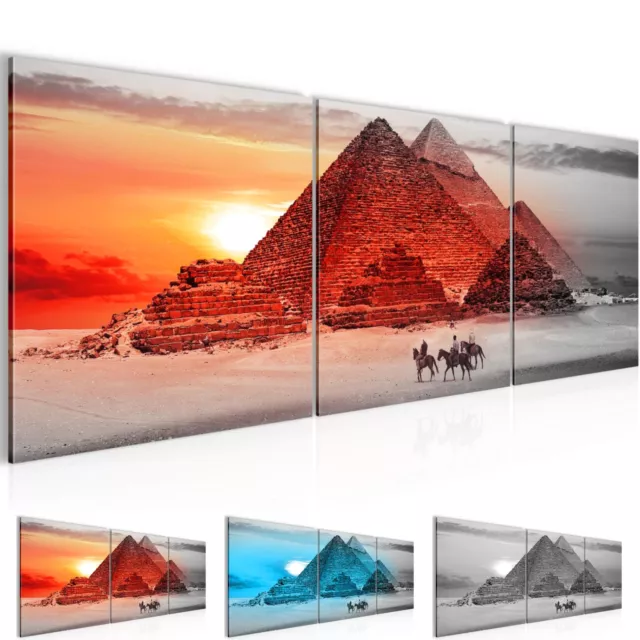 Wandbilder Set Ägypten Pyramiden Moderne Bilder XXL Wohnzimmer  Wüste