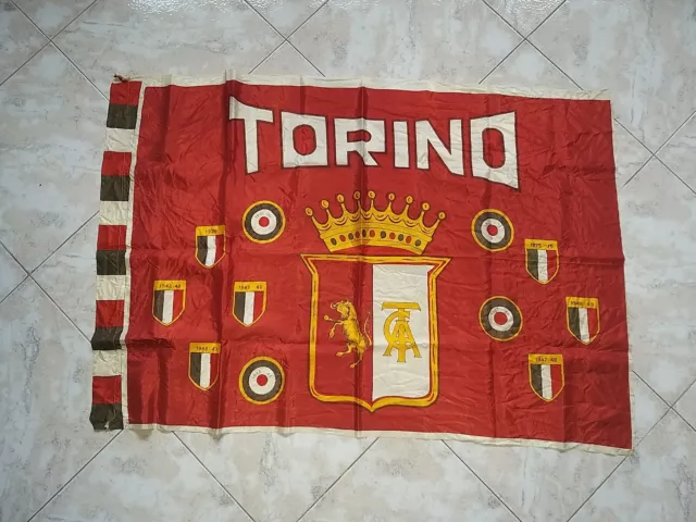 Bandiera TORINO Calcio Anni 70 Flag Drapeau No Ultras Vintage