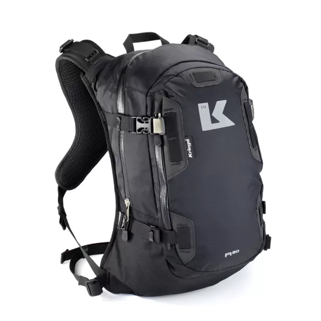 Kriega R20 Backpack Motorrad Rucksack 20 Liter schwarz