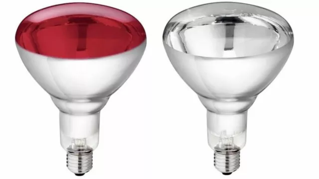 Hartglas - Infrarotlampe PHILIPS Wärmelampe Rotlicht Infrarotbirne Wärmestrahler