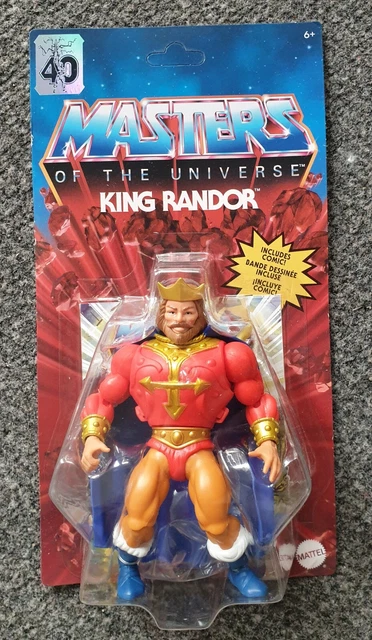 Mattel UNPUNCHED Masters of the Universe MotU Origins King Randor NEU MOC