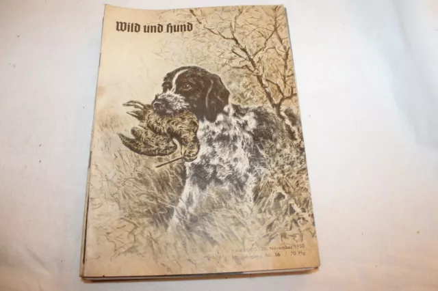 WILD UND HUND 1950-HEFT Nr-16