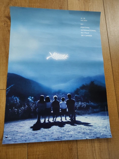 Affiche Originale Festival De Cannes 1994 - Hommage à Fellini - Petite Affiche Française Roulée