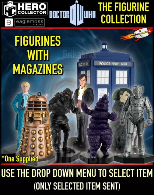 Eaglemoss Doctor Who Figurine Collection Figurine & Magazine (Select Item) New 2