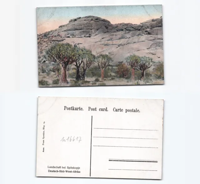 (n16617)   Ansichtskarte Spitzkopje  Deutschsüdwestafrika, ungebraucht, Ver