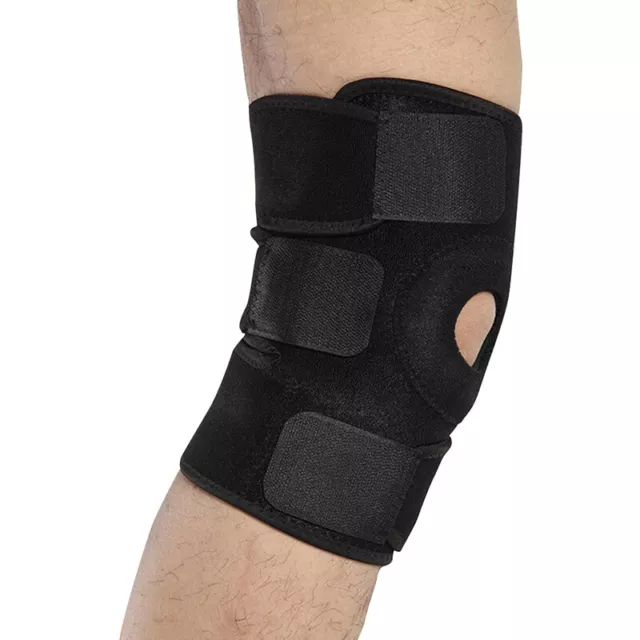 1pc Knee Brace Support Sleeve Adjustable Open Patella Stabilizer Protector Wr-lk