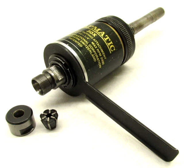 TAPMATIC #0-1/4" REVERSIBLE TAPPING HEAD ATTACHMENT w/ 1/2" SHANK - #30X
