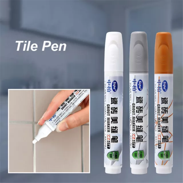 1pc Black 30mm Long Nib Marker Pen For Ceramic Tiles, Electric