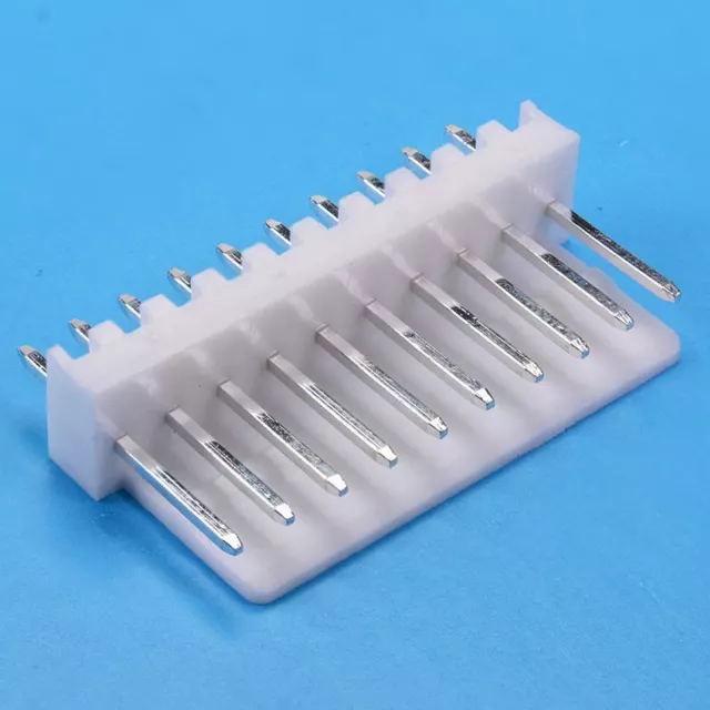 100 x 10-Way Straight Pin PCB Header 2.54mm Connector