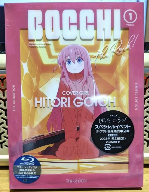 BOCCHI THE ROCK Vol.1 First Limited Edition Blu-ray with Soundtrack CD & sticker