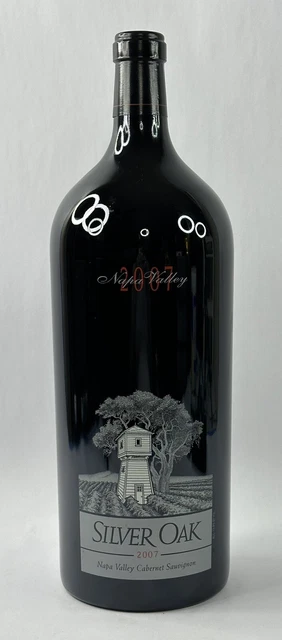 SILVER OAK 2007 Napa Valley Cabernet Sauvignon EMPTY Store Display 6L Bottle
