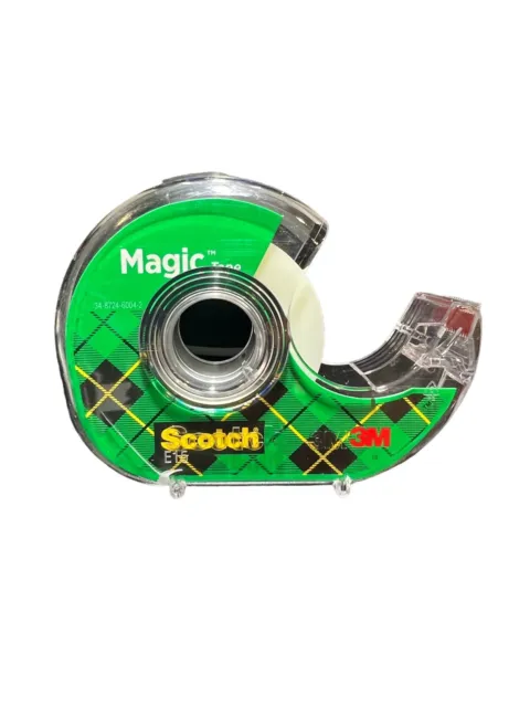 Scotch Magic Tape Roll with Dispenser 3/4 x 850 Inches (23.6 YD) Larger Size