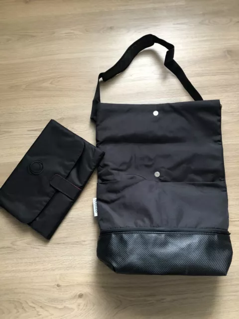 Bugaboo Bag Wickeltasche Tasche mit Wickelstation schwarz Wie Neu