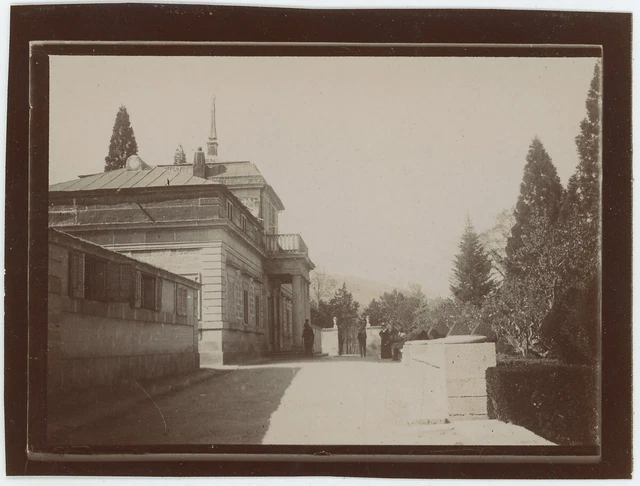 FRANCE Mère et fille Ville à identifier 1901 Photo Stereo Vintage