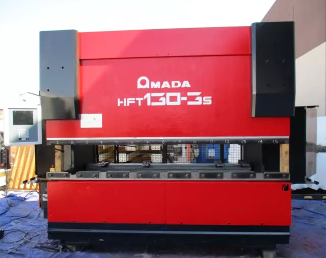 143 Ton Amada Model Hft 130-3 S  Cnc Hydraulic Press Brake 2004