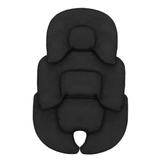 Stroller Cushion Breathable Car Seat Insert for Baby Newborn Infant Black