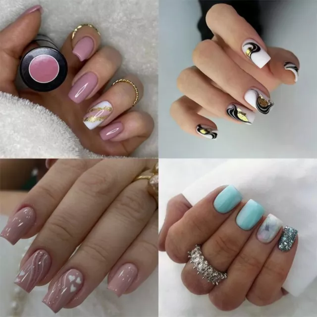 Tips DIY Press on Nails Full Cover French