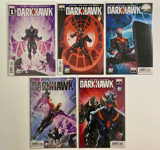 Darkhawk #1-5 Lot - Marvel Comics 2021 NM