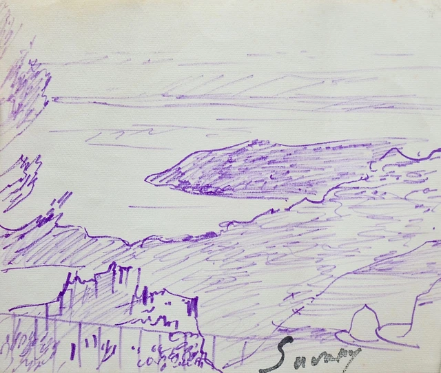 ROBERT SAVARY Disegno Originale Feltro Grassa, Johnson 12 EUR 160