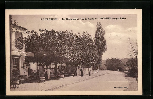 CPA Le Perreux, Le Restaurant A la Gaité