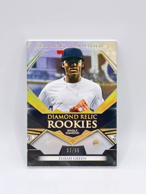 2023 Upper Deck Goodwin Champions Elijah Green Diamond Relic Rookies Single /99