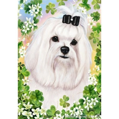 Clover Garden Flag - Maltese (Show) 312221