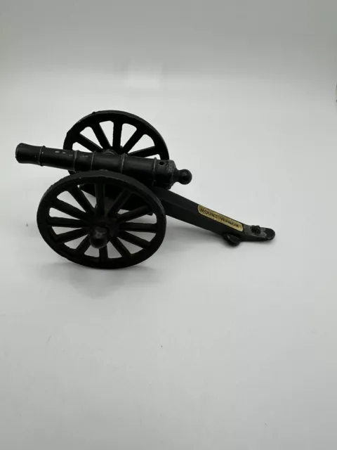 Vintage Mount Vernon VA Souvenir Miniature Military Replica Cannon Cast Iron