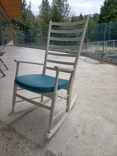Rocking chair, Fab Vintage Retro Mid Century Modern painted