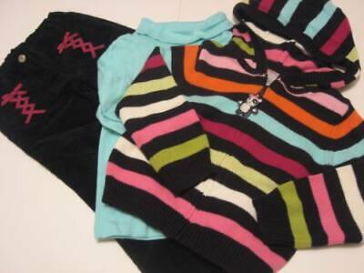 Gymboree Imaginary Friends 3pc Outfit Sweater Top Pants Sz 4 4T 5 EUC