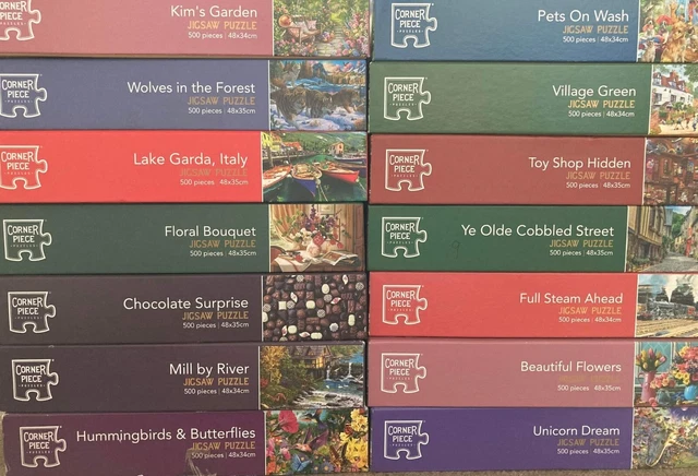 CORNER PIECE JIGSAW Puzzles 500 Pieces Various Titles £2.50 - PicClick UK