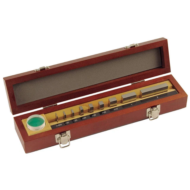 MITUTOYO 516-931-26 Gage Block Set,Optical,0.625-2,9Pc