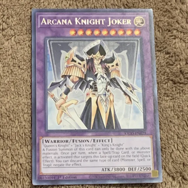 Yugioh! Arcana Knight Joker KICO-EN029 Rare 1st Ed NM